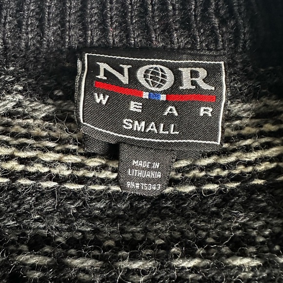 Nor Wear 100% Wool. Small Casual Women's Wool Cardigan Nordic Ice Wear Sweater - Picture 6 of 16